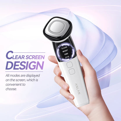 PhotonGlow Face Beauty Device: EMS LED Eye and Face Massager