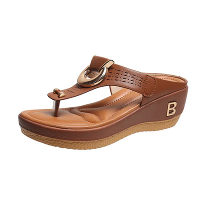 Ocean View Platforms: Non-Slip Summer Sandals for Ladies 2024