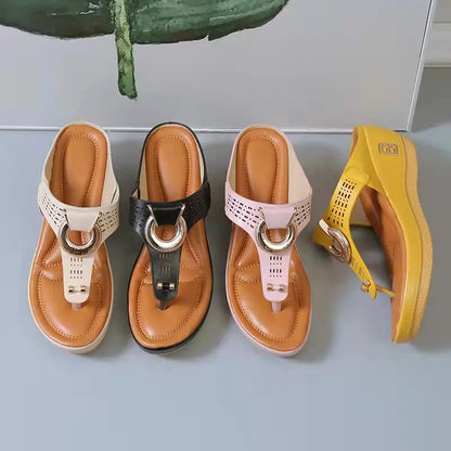 Ocean View Platforms: Non-Slip Summer Sandals for Ladies 2024