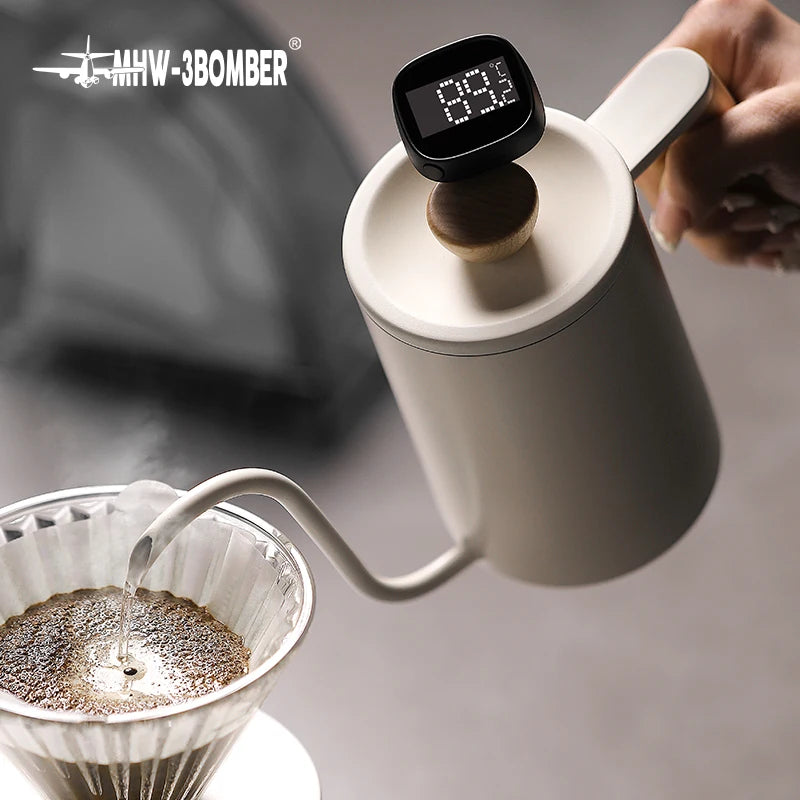 BaristaPro Instant Read Thermometer: Digital Tool for Latte Art and Milk Frothing