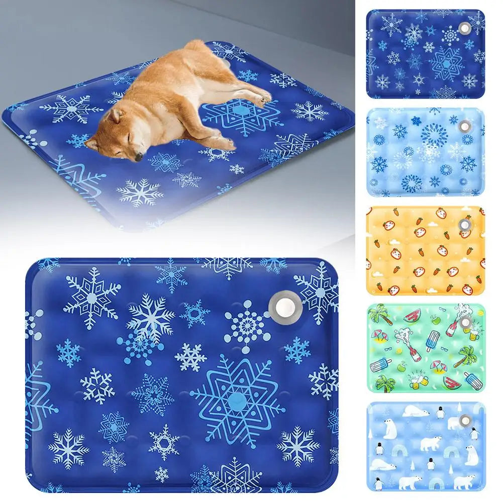 Cool Retreat Pad: Ice Mat for Dogs and Cats, Ideal for Sofa and Camping