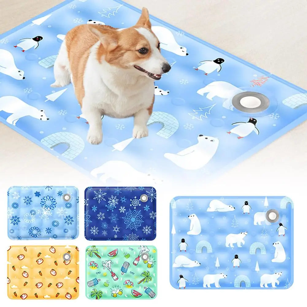 Cool Retreat Pad: Ice Mat for Dogs and Cats, Ideal for Sofa and Camping