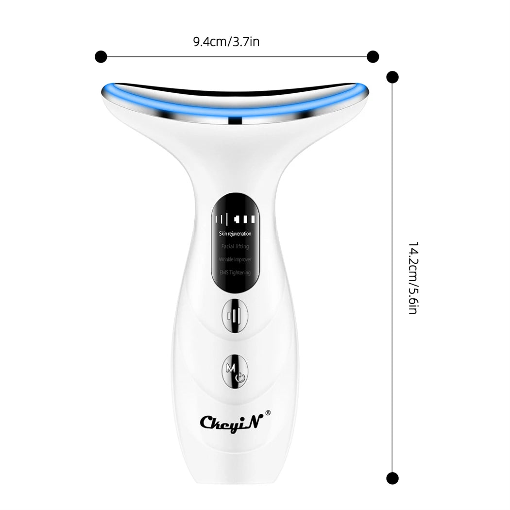 QuadLight Neck Beauty Machine: EMS Double Chin Remover & Skin Tightener