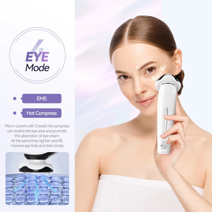 PhotonGlow Face Beauty Device: EMS LED Eye and Face Massager