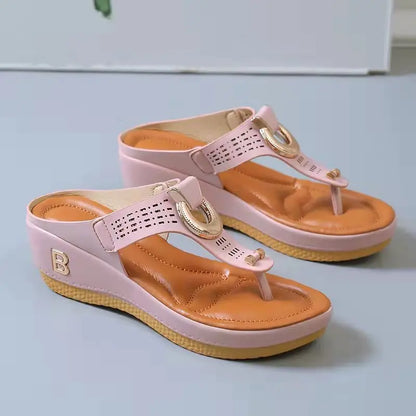 Ocean View Platforms: Non-Slip Summer Sandals for Ladies 2024