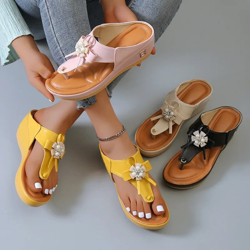 Ocean View Platforms: Non-Slip Summer Sandals for Ladies 2024